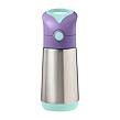 b.box Termoska na pití s brčkem 350 ml - lilac pop