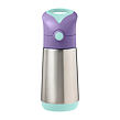 b.box Termoska na pití s brčkem 350 ml - lilac pop