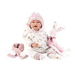 Llorens 74030 NEW BORN - realistická bábika bábätko so zvukmi a mäkkým látkovým telom - 42 cm