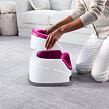 INGENUITY Podsedák na jedálenskú stoličku 2v1 Baby Base Pink Flambe 6 m+, do 22 kg