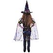 Rappa Dětský plášť čarodějnice s kloboukem/Halloween