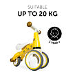 Dětské odrážedlo 1st Ride se třemi koly Giraffe Yellow