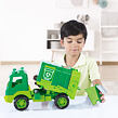 DOLU Plastové auto Popeláři 43cm, zelené