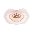 CANPOL BABIES A - Set symetrických silikonových dudlíků 0-6m ROYAL BABY růžový