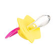 CANPOL BABIES C - Set symetrických silikónových cumlíkov 18m+ NEON LOVE ružový