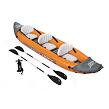 Bestway Nafukovací kajak Rapid X3 s pádly a pumpou, 381x 100cm