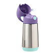 b.box Termoska na pití s brčkem 350 ml - lilac pop