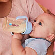 b.box Antikoliková kojenecká láhev 240 ml - modrá