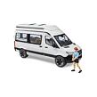 Bruder Mercedes Benz Sprinter obytný vůz + figurka