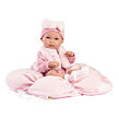 Llorens 63592 NEW BORN DIEVČATKO - realistická bábika bábätko s celovinylovým telom - 35 cm