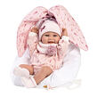Llorens 73902 NEW BORN DIEVČATKO - realistická bábika bábätko s celovinylovým telom - 40 cm