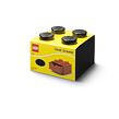 LEGO stolný box 4 so zásuvkou - čierna