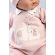 Llorens 13848 JOELLE - realistická bábika bábätko s mäkkým látkovým telom - 38 cm