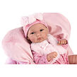 Llorens 63592 NEW BORN DIEVČATKO - realistická bábika bábätko s celovinylovým telom - 35 cm