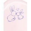 Tega Hrající dětský nočník Bunny růžový