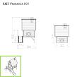 EXIT TOYS Zahradní cedrový domeček Exit Fantasia 300 červený