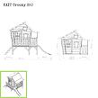 EXIT TOYS Zahradní cedrový domeček Exit Crooky 350