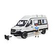 Bruder Mercedes Benz Sprinter obytný vůz + figurka