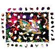 Puzzler DREVENÉ FAREBNÉ PUZZLE - Úžasný chameleón
