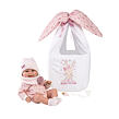 Llorens 73902 NEW BORN DIEVČATKO - realistická bábika bábätko s celovinylovým telom - 40 cm