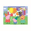Dino PEPPA PIG 12 Drevené licenčné kocky