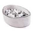 Bo Jungle bazének s míčky B-Ball Pit Play Gym Grey