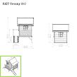 EXIT TOYS Zahradní cedrový domeček Exit Crooky 350