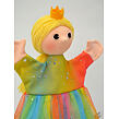 Moravská ústředna maňásek princezna duhová 30 cm