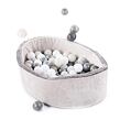 Bo Jungle bazének s míčky B-Ball Pit Play Gym Grey